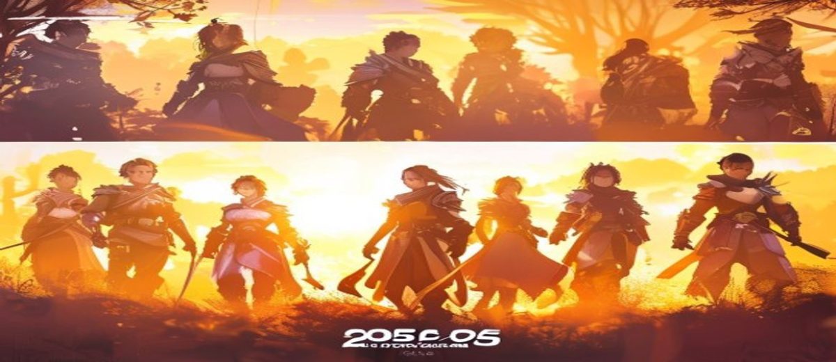 2026年最受期待的乙女游戏新作封面图，暖色调游戏场景，多位男性角色剪影在夕阳背景下，画面精美唯美